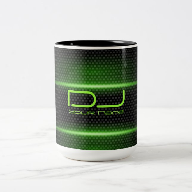 Elegante DJ-Tasse Zweifarbige Tasse (Mittel)
