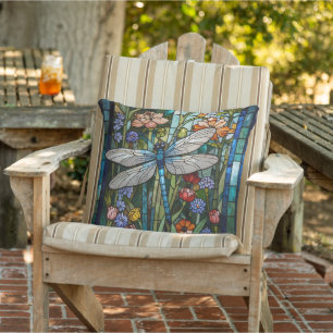 Elegante Dragonfly Art Malerei botanischer Boho Kissen