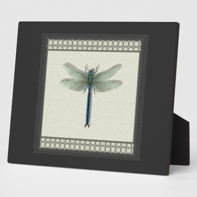 Elegante Dragonfly Fotoplatte (Seite)