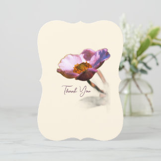 Elegante Dream Blume - Fantasy Nature Vielen Dank Feiertagskarte