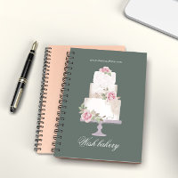 elegante dreistöckige Hochzeitstorte
