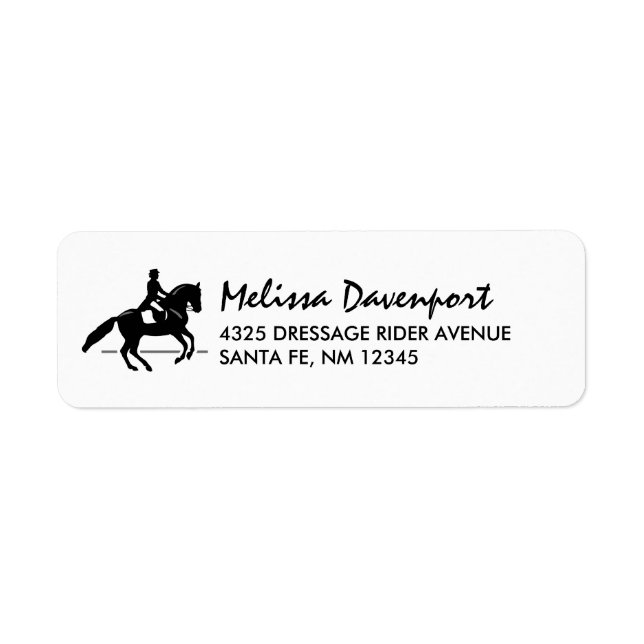Elegante Dressage Rider Darstellend Pirouette (Vorne)