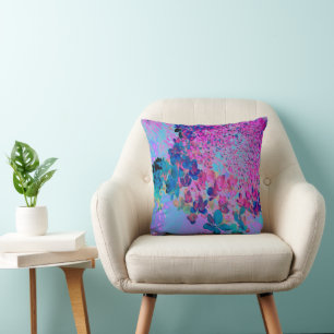 Elegante dunkelblaue und magentafarbene Limelight- Kissen
