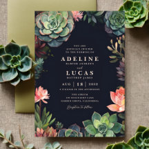 Elegante dunkle botanische Pflanze