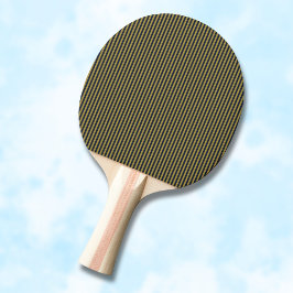 Elegante dünne goldene und blaue blaue Streifen Tischtennis Schläger