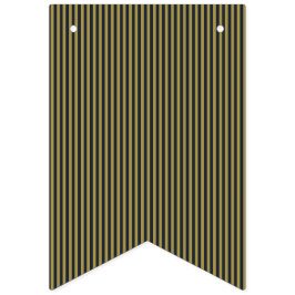 Elegante dünne goldene und blaue blaue Streifen Wimpelkette