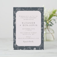 Elegante Dusche und graue Botanische Paare
