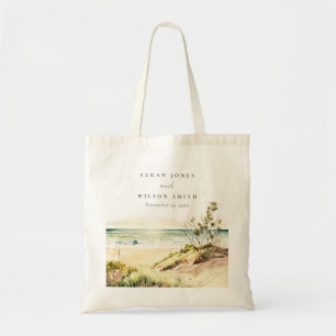 Elegante Dusky Coastal Beach Tragetasche