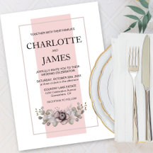 Elegante Dusty-Rose mit Eucalyptus-Blätter Hochzei