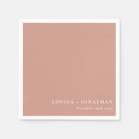 Elegante Dusty Rose Trendy Minimal Custom