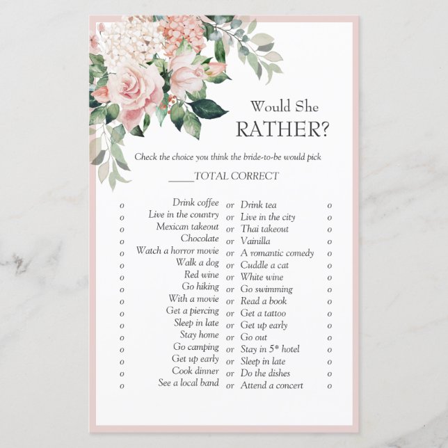 Elegante Dusty Rose würde sie eher Flyer spielen (Vorderseite)