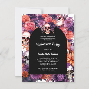 Elegante Eerie Affair: Ein raffiniertes Halloween Einladung