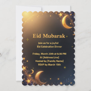 Elegante Eid-Feier-Einladung Einladung