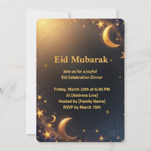Elegante Eid-Feier-Einladung Einladung