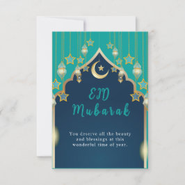 Elegante Eid Mubarak Card