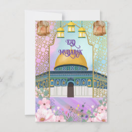 Elegante Eid Mubarak Card Einladung