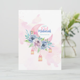Elegante Eid Mubarak Karte Islamische Grußkarte