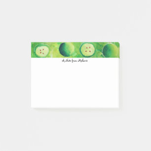 Elegante einfache Äpfel personalisiert Post-it Klebezettel