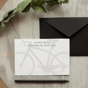 Elegante einfache Fahrrad-Retro-Persönlichkeitspap Briefpapier