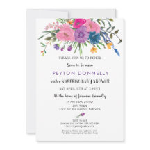 Elegante, einfache Hübsche Blütendusche