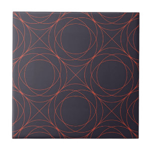 Elegante, einfache, lebendige, moderne Linienmuste Fliese
