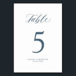 Elegante, einfache Minimalistische Hochzeit Tischnummer<br><div class="desc">Einfache Minimalistische Dusty blauen Schiefer Hochzeit Tischnummer. Weitere passende Designs und Variationen finden Sie in meinem "Blitzweddingpaperie" Shop. Und zögern Sie nicht,  mich für weitere Anpassungen oder Match-Artikel zu kontaktieren.</div>