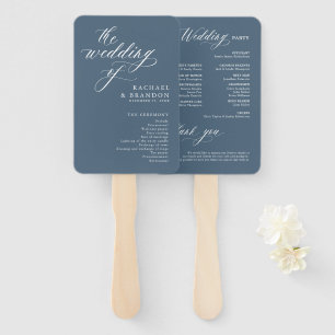 Elegante einfache Minimalistische Moderne Hochzeit Fächer