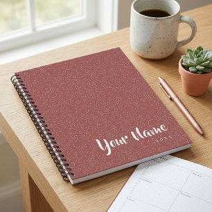 Elegante einfache minimalistischer trendiger Boho- Notizbuch
