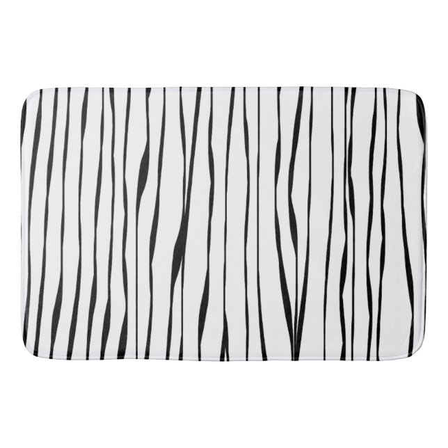 Elegante einfache moderne Linie Kunst, Dichtung un Badematte (Vorderseite)