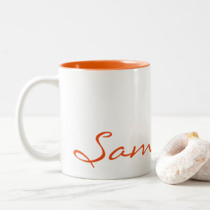 elegante einfache moderne schicke modische zweifarbige tasse