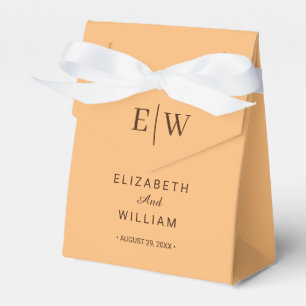 Elegante Einfache Pfirsicheife Geschenkschachtel