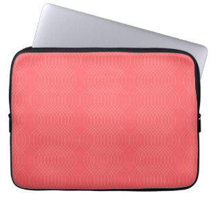 Elegante, einfache, rote, moderne Linienführung Laptopschutzhülle