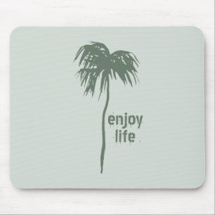 Elegante, einfache Sage Palm Tree Genießen Sie das Mousepad