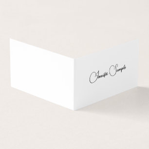 Elegante, einfache Vorlage Moderne Minimalistisch  Visitenkarten