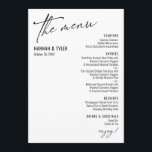 Elegante einfache zeitgenössische Typografie Schwa Menükarte<br><div class="desc">Die Besonderheit dieser Suite ist der zeitgenössische Schriftart der Handschrift, der für Akzente verwendet wird. In diesem Stück wurde diese elegante Schrift benutzt, um eine Grafik zu erstellen, die einfach "das Menü" oben und eine andere unten liest "Spaß!". Verwenden Sie die Vorlagenfelder zum Hinzufügen Ihrer persönlichen Daten. Der Hintergrund kann...</div>