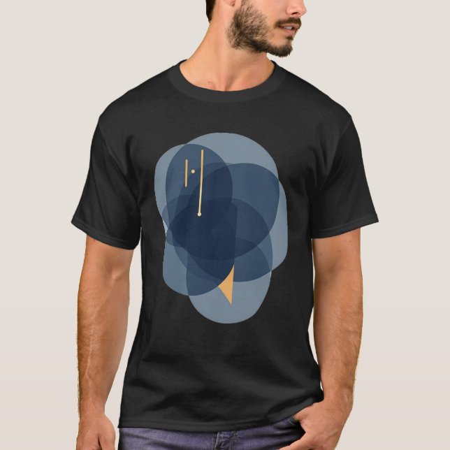 Elegante Einfachheit: Ein Minimalistisches Design  T-Shirt (Vorderseite)