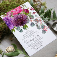 Elegante einfarbige Hochzeit der Wasserfarben