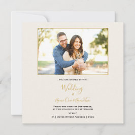 Elegante Einladung zum Foto Gedächtnis