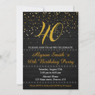 Elegante Einladung zum Geburtstag Erwachsene einla