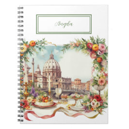 Elegante Einladung zum Hochzeitsessen in Florenz, Notizblock