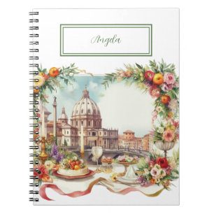 Elegante Einladung zum Hochzeitsessen in Florenz, Notizblock