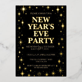 Elegante Einladung zum Silvesterfest