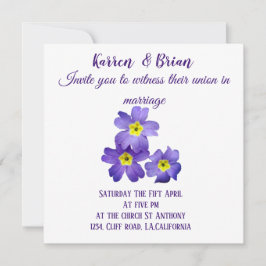 Elegante Einladung zur Hochzeit