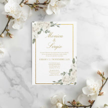Elegante Einladung zur Hochzeit auf Spanisch