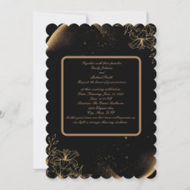Elegante Einladung zur Hochzeit - Classic & Timele