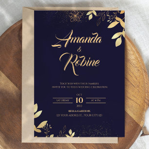 Elegante Einladung zur Hochzeit von Schiffen und G