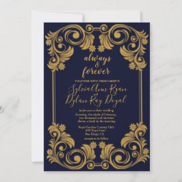 Elegante Einladung zur Hochzeit von Schiffen und G