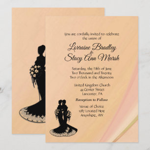 Elegante Einladung zur Hochzeitsfeier