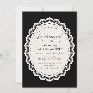 Elegante Einladung zur Ruhestandsfeier