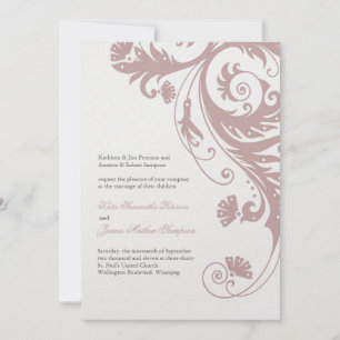 Elegante Einladungen für Hochzeiten